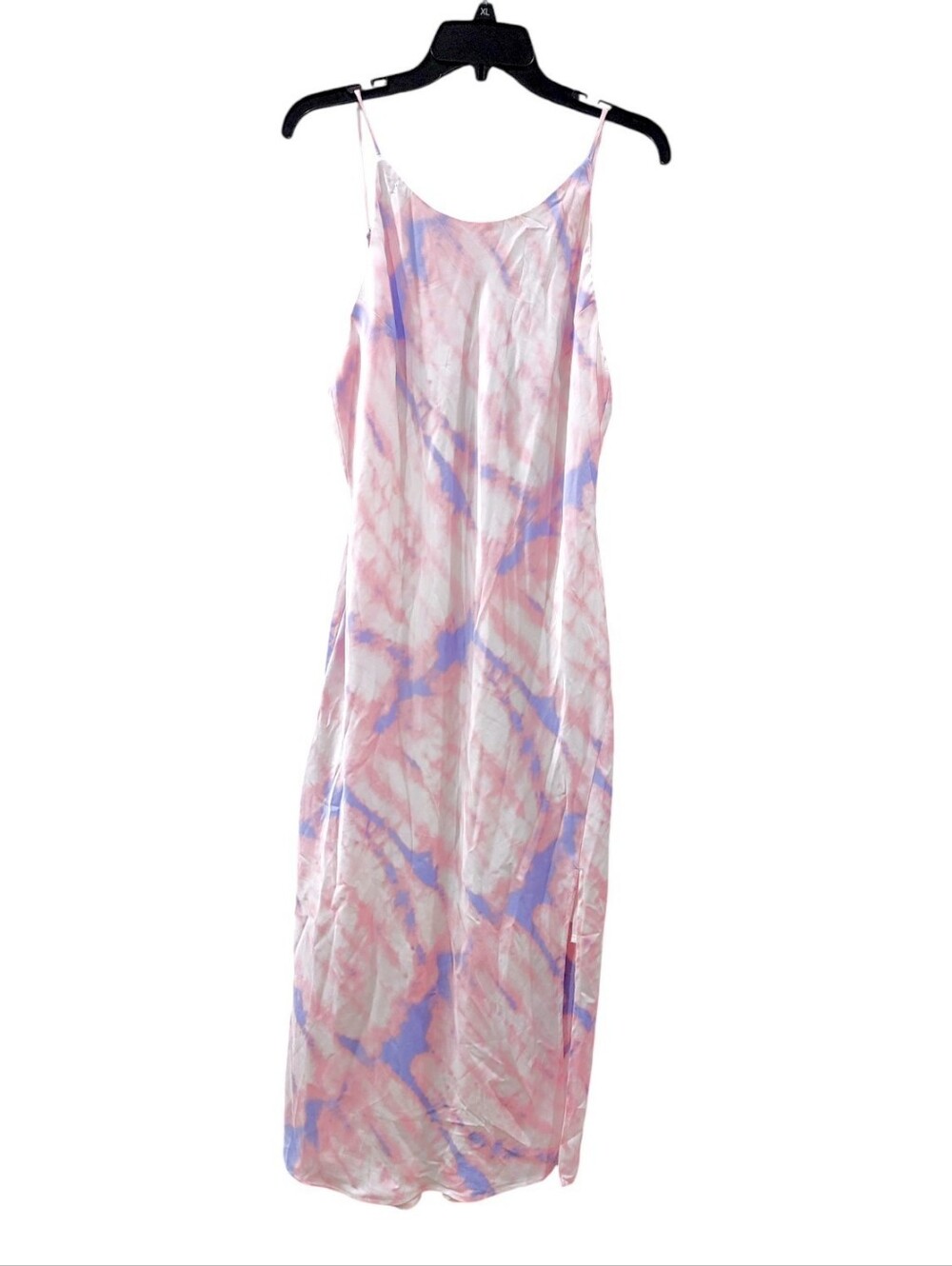 Astr The Label Pink Purple Bias Cut Sleeveless Satin Midi Slip Dress Size XL - Picture 6 of 12